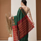 Hiral Fashion Green Banarasi Art Silk Solid Saree | Swadesiicart