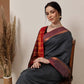 Hiral Fashion Grey Banarasi Art Silk Solid Saree | Swadesiicart