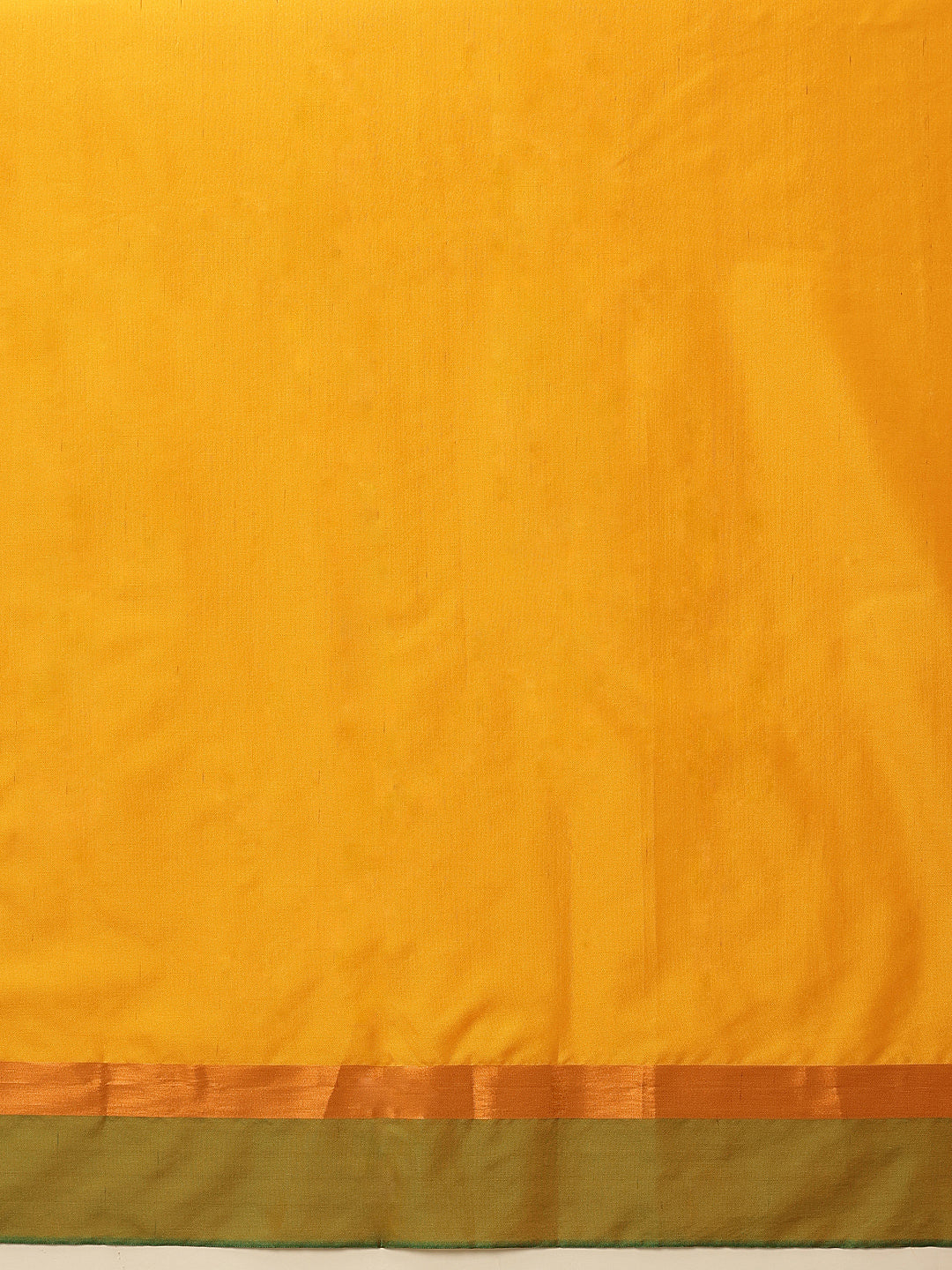 Hiral Fashion Mustard Banarasi Art Silk Solid Saree | Swadesiicart