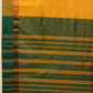 Hiral Fashion Mustard Banarasi Art Silk Solid Saree | Swadesiicart