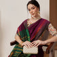 Hiral Fashion Purple Banarasi Art Silk Solid Saree | Swadesiicart