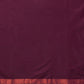Hiral Fashion Purple Banarasi Art Silk Solid Saree | Swadesiicart