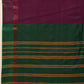 Hiral Fashion Purple Banarasi Art Silk Solid Saree | Swadesiicart