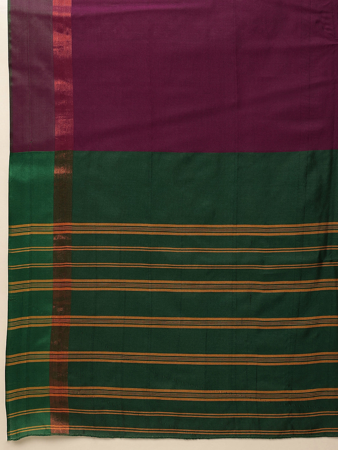 Hiral Fashion Purple Banarasi Art Silk Solid Saree | Swadesiicart