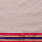 Hiral Fashion White Banarasi Soft Silk Solid Saree | Swadesiicart