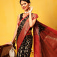 Hiral Fashion Black Banarasi Silk Woven Design Saree | Swadesiicart