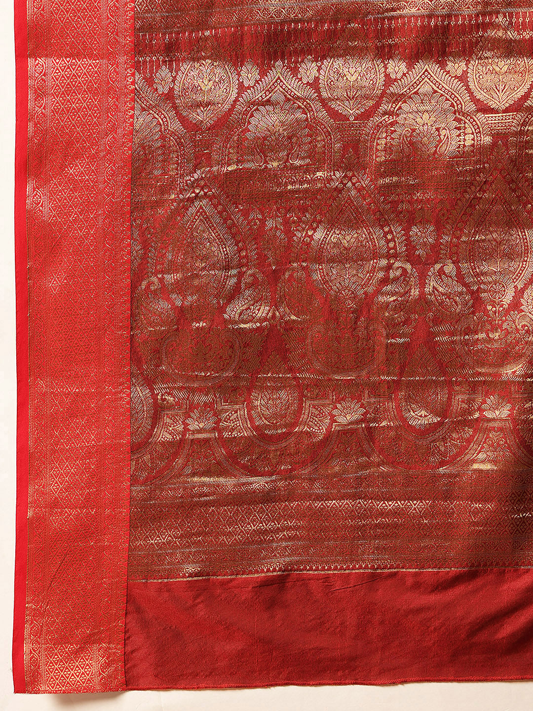 Hiral Fashion Black Banarasi Silk Woven Design Saree | Swadesiicart