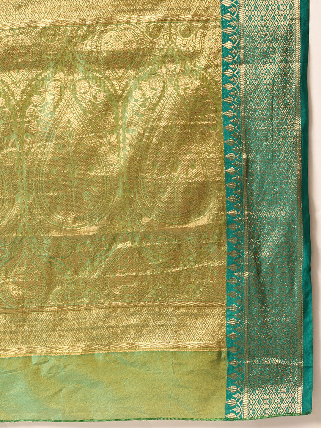 Hiral Fashion Yellow Banarasi Silk Woven Design Saree | Swadesiicart