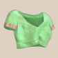 Green Tissue Silk Woven Zari Design Floral Saree with Unstitched Blouse - Hiral Fashion | Swadesiicart