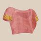 Pink Tissue Silk Woven Zari Design Floral Saree with Unstitched Blouse - Hiral Fashion | Swadesiicart
