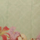 Hiral Fashion Olive Chanderi Cotton Blend Animal Print Digital Printed Saree | Swadesiicart