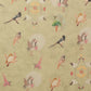 Hiral Fashion Olive Chanderi Cotton Blend Animal Print Digital Printed Saree | Swadesiicart