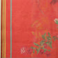 Hiral Fashion Red Chanderi Cotton Blend Fruits Digital Printed Saree | Swadesiicart