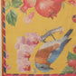 Hiral Fashion Yellow Chanderi Cotton Blend Fruits Digital Printed Saree | Swadesiicart