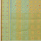 Hiral Fashion Olive Chanderi Cotton Blend Geomatric Digital Printed Saree | Swadesiicart