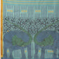 Hiral Fashion Teal Chanderi Cotton Blend Abstract Digital Printed Saree | Swadesiicart