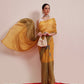 Hiral Fashion Yellow Chanderi Cotton Blend Abstract Digital Printed Saree | Swadesiicart
