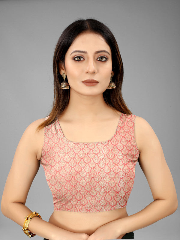 White Pure Silk Woven Zari Design Floral Saree with Unstitched Blouse - Hiral Fashion | Swadesiicart