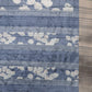 Blue Silk Blend Digital Print Floral Saree with Unstitched Blouse - Hiral Fashion | Swadesiicart