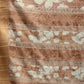 Brown Silk Blend Digital Print Floral Saree with Unstitched Blouse - Hiral Fashion | Swadesiicart