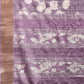Lavender Silk Blend Digital Print Floral Saree with Unstitched Blouse - Hiral Fashion | Swadesiicart