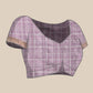 Lavender Silk Blend Digital Print Floral Saree with Unstitched Blouse - Hiral Fashion | Swadesiicart