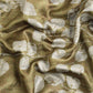 Olive Silk Blend Digital Print Floral Saree with Unstitched Blouse - Hiral Fashion | Swadesiicart
