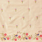 Hiral Fashion Beige Banarasi Art Silk Floral Digital Printed Saree | Swadesiicart