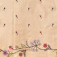 Hiral Fashion Beige Banarasi Art Silk Floral Digital Printed Saree | Swadesiicart