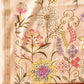 Hiral Fashion Beige Banarasi Art Silk Floral Digital Printed Saree | Swadesiicart
