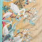 Beige Tusser Silk Digital Print Animal Print Saree with Unstitched Blouse - Hiral Fashion | Swadesiicart