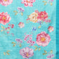 Turquoise Tusser Silk Digital Print Floral Saree with Unstitched Blouse - Hiral Fashion | Swadesiicart