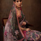 Multicolor Silk Blend Digital Print Floral Saree with Unstitched Blouse - Hiral Fashion | Swadesiicart