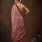 Peach Cotton Blend Digital Print Floral Saree with Unstitched Blouse - Hiral Fashion | Swadesiicart