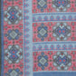 Sky Blue Cotton Blend Digital Print Floral Saree with Unstitched Blouse - Hiral Fashion | Swadesiicart