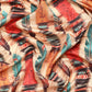 Beige Kanchipuram Silk Digital Print Abstract Saree with Unstitched Blouse - Hiral Fashion | Swadesiicart