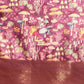 Purple Kanchipuram Silk Digital Print Floral Saree with Unstitched Blouse - Hiral Fashion | Swadesiicart