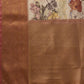 Beige Kanjeevaram Silk Digital Print Animal Print Saree with Unstitched Blouse - Hiral Fashion | Swadesiicart