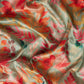Green Kanjeevaram Silk Digital Print Floral Saree with Unstitched Blouse - Hiral Fashion | Swadesiicart