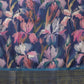 Navy Blue Kanjeevaram Silk Digital Print Floral Saree with Unstitched Blouse - Hiral Fashion | Swadesiicart