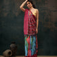 Multicolor Silk Blend Digital Print Bandhani Saree with Unstitched Blouse - Hiral Fashion | Swadesiicart