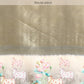Gray Kanjeevaram Silk Digital Print Geomatric Saree with Unstitched Blouse - Hiral Fashion | Swadesiicart