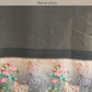 Navy Blue Kanjeevaram Silk Digital Print Geomatric Saree with Unstitched Blouse - Hiral Fashion | Swadesiicart
