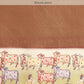Maroon Kanjeevaram Silk Digital Print Striped Saree with Unstitched Blouse - Hiral Fashion | Swadesiicart