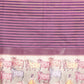 Purple Kanjeevaram Silk Digital Print Striped Saree with Unstitched Blouse - Hiral Fashion | Swadesiicart