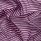 Purple Kanjeevaram Silk Digital Print Striped Saree with Unstitched Blouse - Hiral Fashion | Swadesiicart