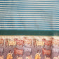 Turquoise Kanjeevaram Silk Digital Print Striped Saree with Unstitched Blouse - Hiral Fashion | Swadesiicart