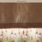 Brown Kanjeevaram Silk Digital Print Geomatric Saree with Unstitched Blouse - Hiral Fashion | Swadesiicart