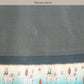 Blue Kanjeevaram Silk Digital Print Geomatric Saree with Unstitched Blouse - Hiral Fashion | Swadesiicart