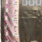 Gray Kanjeevaram Silk Digital Print Geomatric Saree with Unstitched Blouse - Hiral Fashion | Swadesiicart